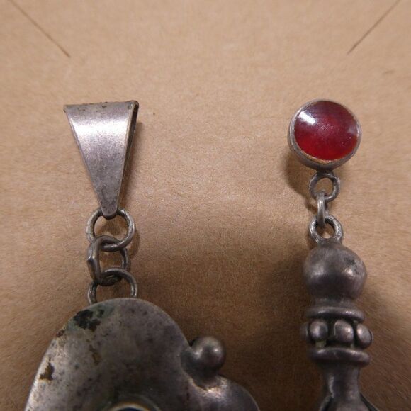 Sterling Silver Native Mismatched Earrings Boho - Picture 2 of 11